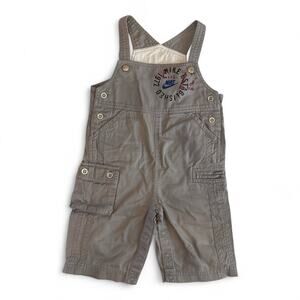Nike Vintage Denim Gray Tag Overalls Y2K